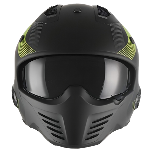 Bruzano Matt Blac Fluor - Frontal